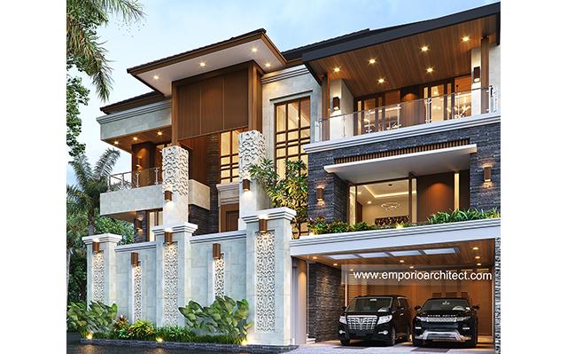 Mr. NGH 1185 Villa Bali House 3 Floors Design - Solo (Surakarta), Jawa Tengah