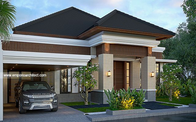 Mr. ADZ 1899 Villa Bali Modern House 1 Floor Design - Sumatera Utara