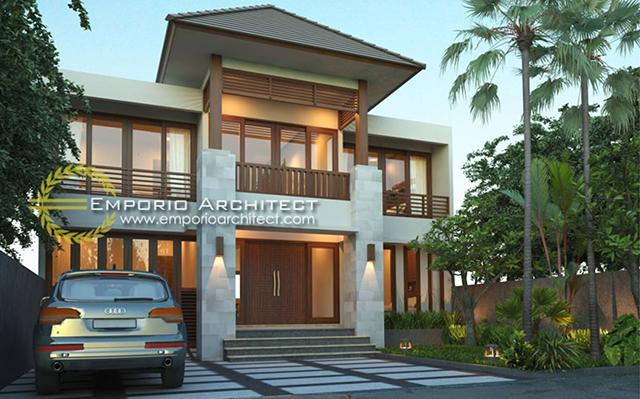 Mrs. Vina Villa Bali House 2 Floors Design - Denpasar, Bali