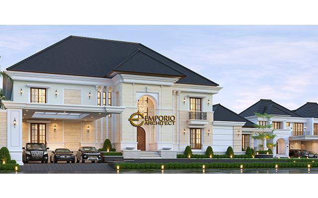 Desain Villa Klasik 2 Lantai Mr. D II di  Pekanbaru, Riau