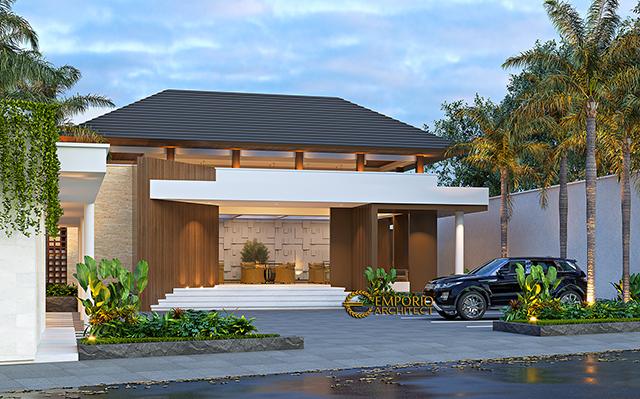 Mr. Didik Modern Villa 1 Floor Design - Lampung