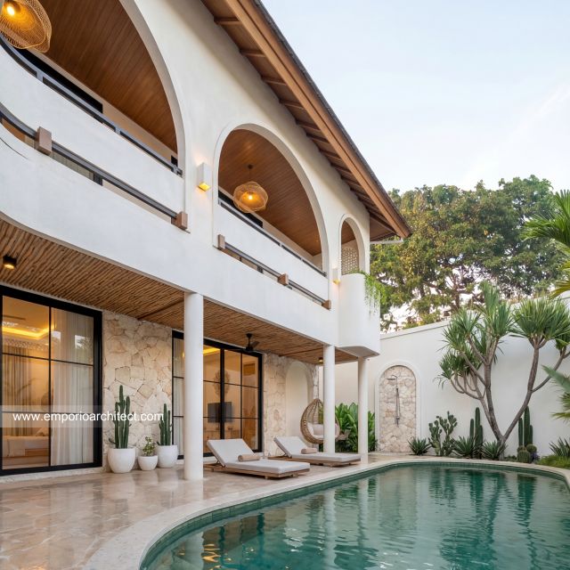 Mr. A 2355 Santorini Modern Villa 2 Floors Design - Karangasem, Bali