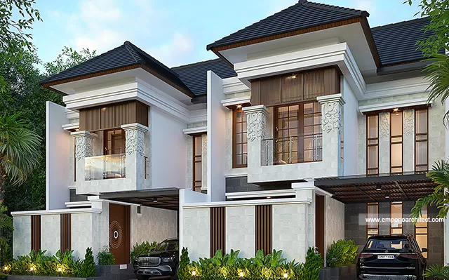 Desain Villa Style Villa Bali 2 Lantai Bapak ATN 2000 di  Bali