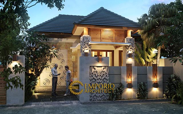 Mr. Ketut Atmajaya Villa Bali House 1 Floor Design - Ubud, Bali