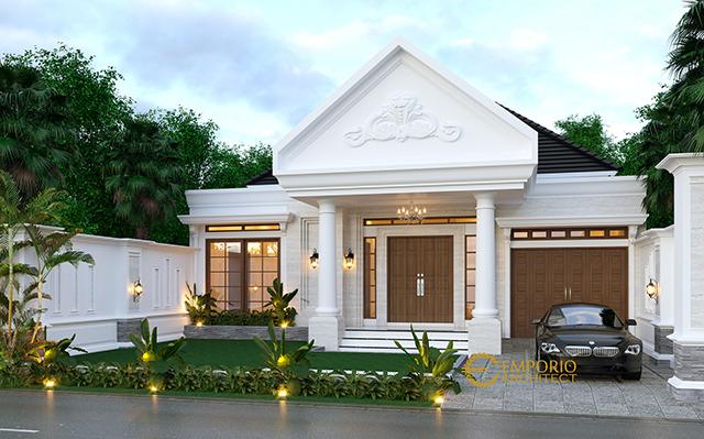 Desain Rumah Classic 1 Lantai Bapak Abdullah di  Bandung