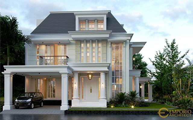 Mr. Anas Classic House 2.5 Floors Design - Banten