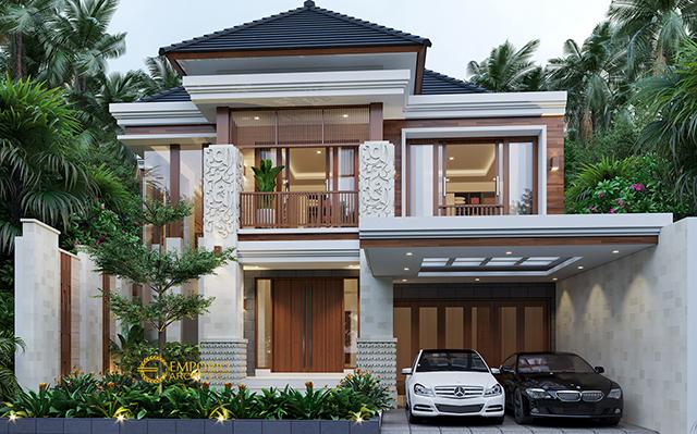 Desain Rumah Villa Bali 2 Lantai Bapak Nolly di  Banyuwangi, Jawa Timur