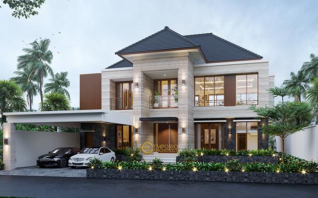 Desain Rumah Modern 2 Lantai Bapak Heri Agung di  Blora, Jawa Tengah