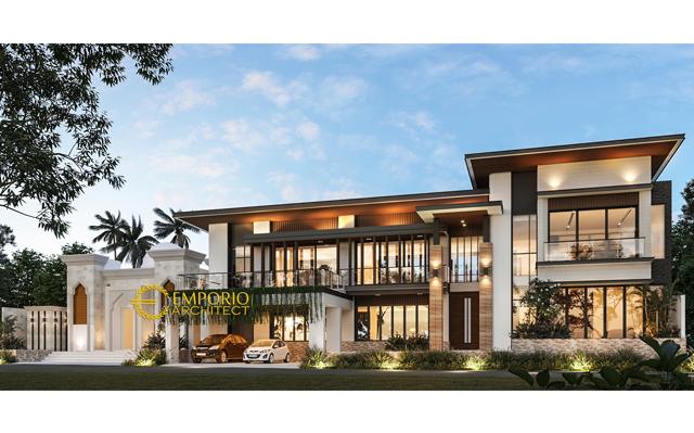 Desain Rumah Modern 2 Lantai Bapak Fatah di  Kudus, Jawa Tengah