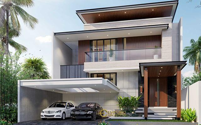 Mrs. Jeanette Modern House 2.5 Floors Design - Bogor, Jawa Barat
