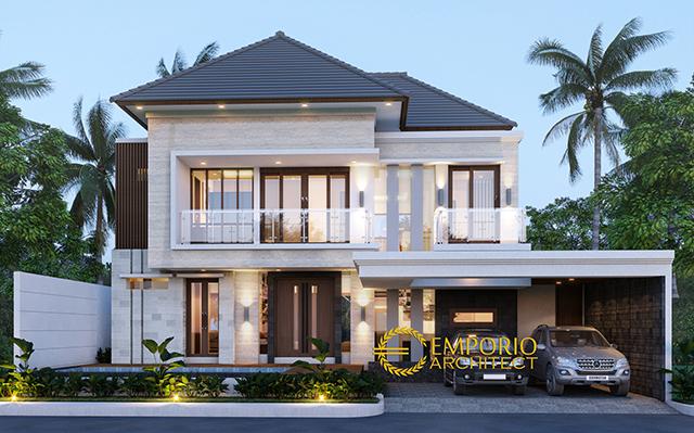 Desain Rumah Modern 2 Lantai Ibu Eta di  Denpasar, Bali