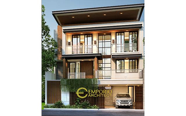 Desain Rumah Modern 3 Lantai Ibu Sunny di  Depok, Jawa Barat
