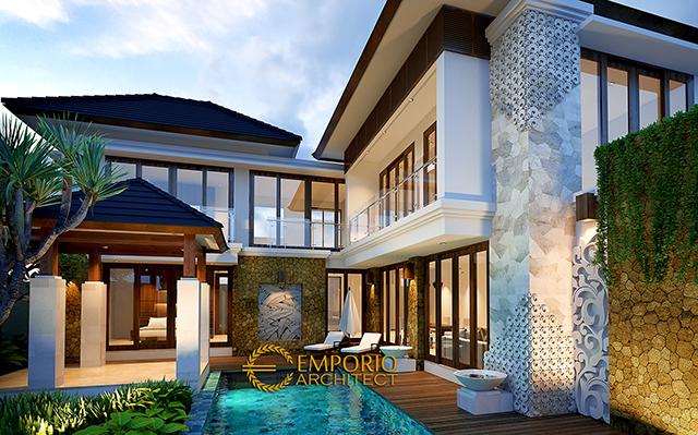 Dr. Nurul Yakin Villa Bali House 2 Floors Design - Cirebon