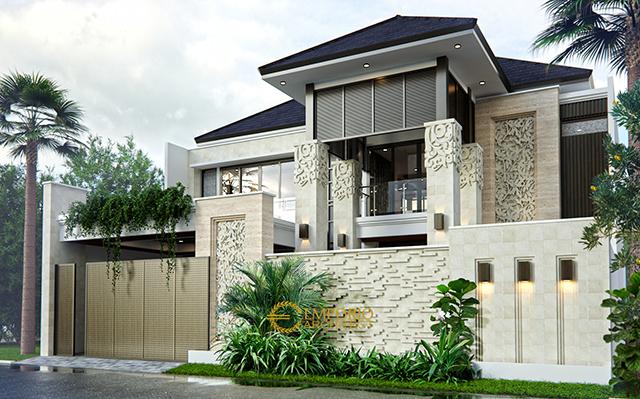 Desain Rumah Villa Bali 2 Lantai Bapak Edmon di  Cibubur, Jakarta Timur