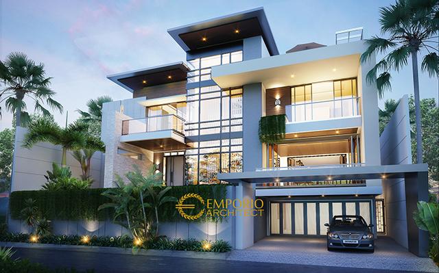 Mr. Willy Modern House4 Floors Design - Dago Pakar, Bandung
