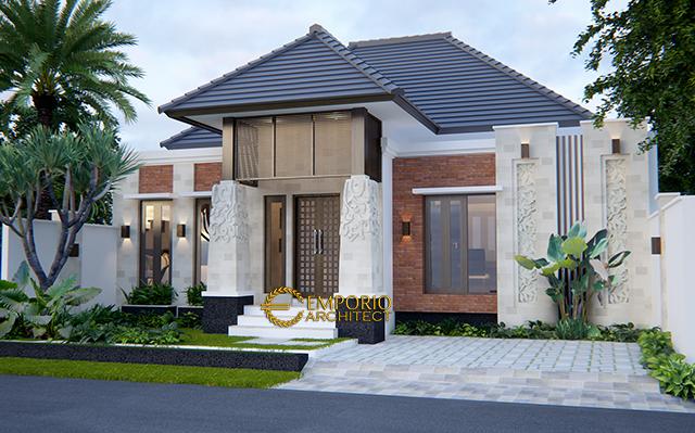 Mrs. Efa Villa Bali House 1 Floor Design - Nusa Tenggara Barat