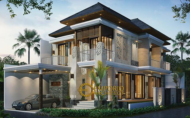 Mrs. Siska Villa Bali House 2 Floors Design - Cibubur, Jakarta