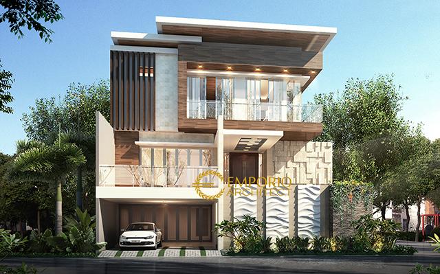 Mrs. Yoke Modern House 3 Floors Design - Jakarta