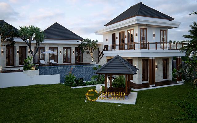 Desain Villa Style Villa Bali 2 Lantai Ibu Ni Luh di  Ubud, Bali
