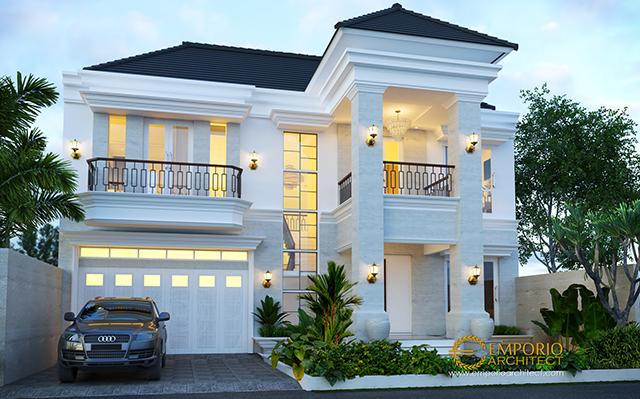Desain Rumah Classic 2 Lantai Ibu Ayu di  Gianyar, Bali