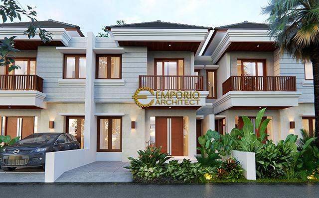 Arya Green Pamulang Villa Bali Residence width 7 m by Abipraya Properti 2 Floors Design - Jakarta