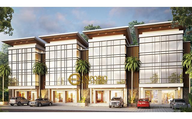 Mr. Adam Modern Shop House 4 Floors Design - Jakarta
