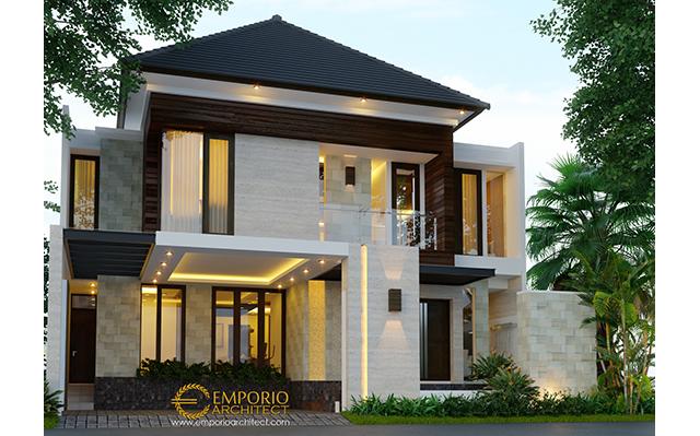 Desain Rumah Modern 2 Lantai Bapak Agon di  Jakarta
