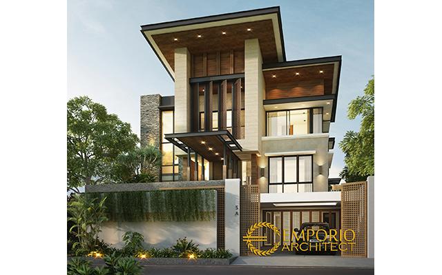 Mr. Arnold Modern House 3 Floors Design II - Jakarta