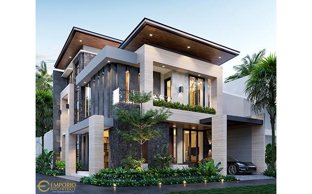 Mr. Devid Modern House 3 Floors Design - Jakarta