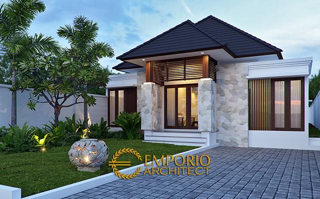 Mr. Hasiholan Villa Bali House 1 Floor Design - Medan