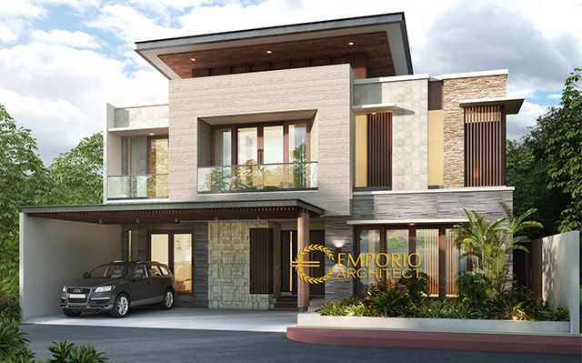 Mr. Herman Modern House 2 Floors Design - Jakarta