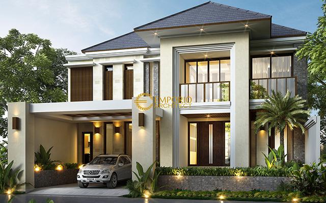 Desain Rumah Modern 2 Lantai Bapak Ismail di  Jakarta