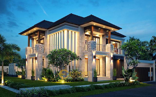Mrs. Dede Villa Bali House 2 Floors Design - Jawa Barat