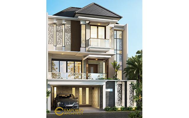 Mrs. Devi Modern House 3 Floors Design - Jakarta