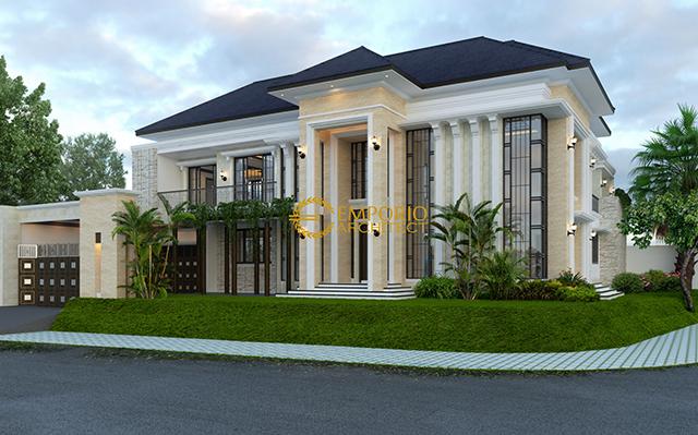 Desain Rumah Hook Classic 2 Lantai Ibu Miranda di  Jakarta