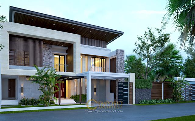 Mrs. Noni Modern House 2 Floors Design - Jakarta