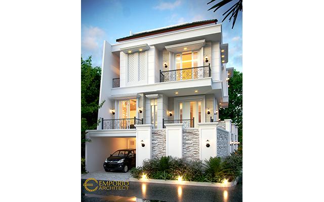 Desain Rumah Classic 3.5 Lantai Ibu Fitri di  Jakarta Utara