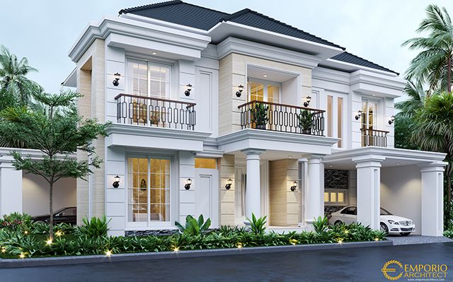 Mrs. Menik Classic House 2 Floors Design - Jatibening, Bekasi
