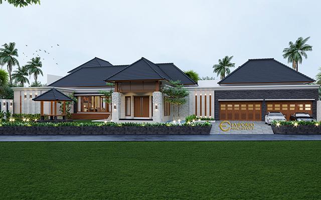 Mrs. Adityan Villa Bali House 1 Floor Design - Kalimantan Timur