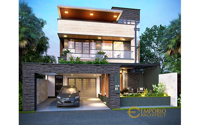 Mr. Hendra Modern House 2 Floors Design - Kediri, Jawa Timur