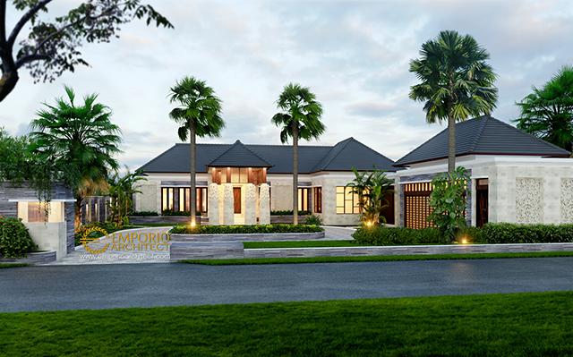 Desain Rumah Villa Bali 1 Lantai Bapak Fahrul di  Maluku