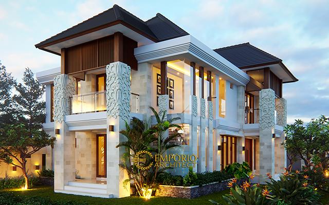 Mrs. Suli Villa Bali House 2 Floors Design - Palangka Raya, Kalimantan Tengah