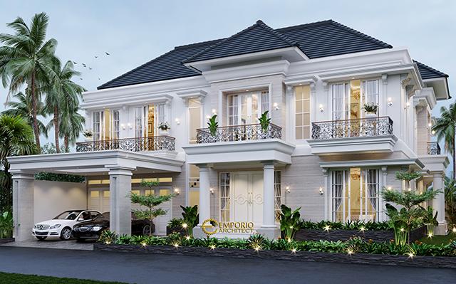 Mr. Suza Classic House 2 Floors Design - Pekanbaru, Riau