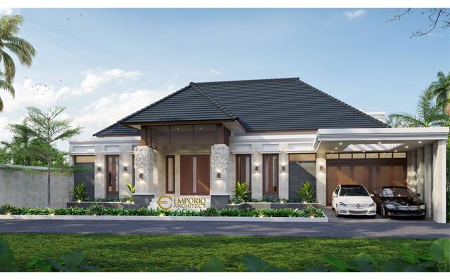44+ Desain Rumah Villa Bali 1 Lantai Gif