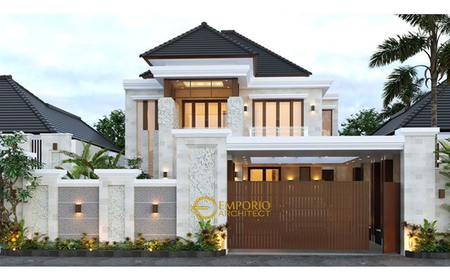 Mrs. Sulistya Villa Bali House 2 Floors Design - Pekanbaru, Riau
