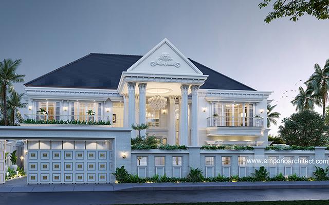 Mr. Fariz Classic House 2 Floors Design - Pontianak