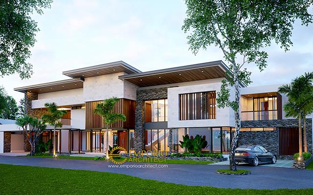 Mr. Jafar Modern Villa 2 Floors Design - Purwakarta