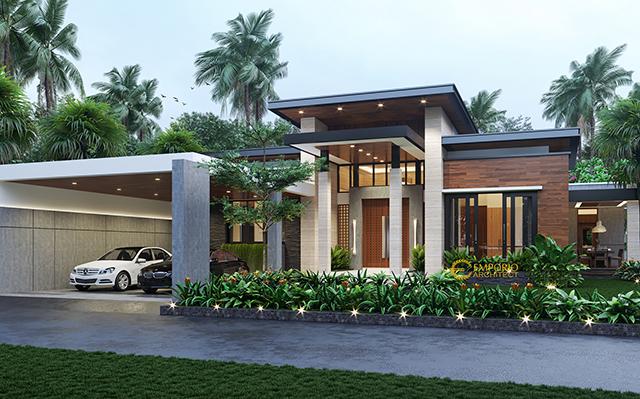Mrs. Fanny Modern House 1 Floor Design - Sambas, Kalimantan Barat