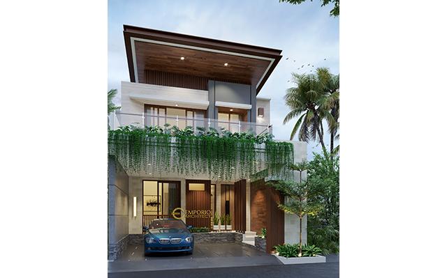 Desain Rumah Modern 3 Lantai Bapak Adam di  Serpong, Tangerang Selatan