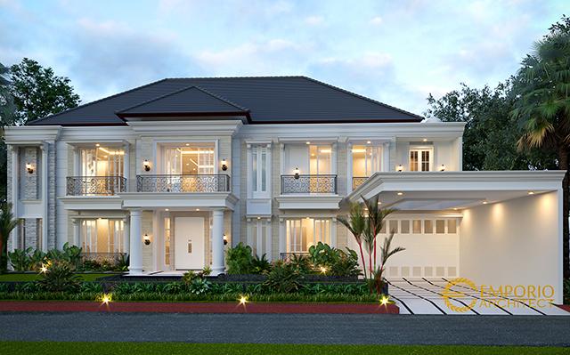 Desain Rumah Classic 2 Lantai Bapak Pongky di  Solo (Surakarta), Jawa Tengah